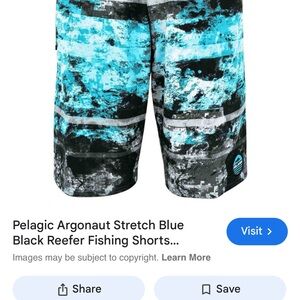 Men’s size 34 pelagic board shorts fishing
